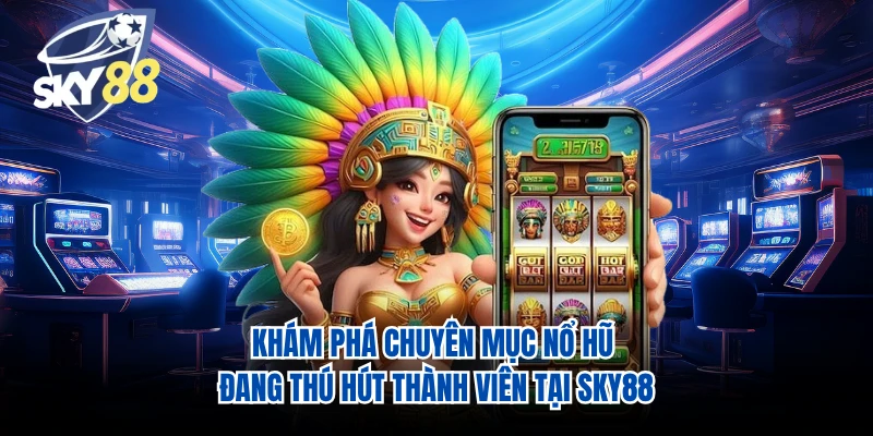 Khám phá chuyên mục nổ hũ đang thú hút thành viên tại SKY88