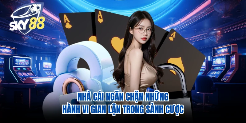 Nhà cái ngăn chặn những hành vi gian lận trong sảnh cược 
