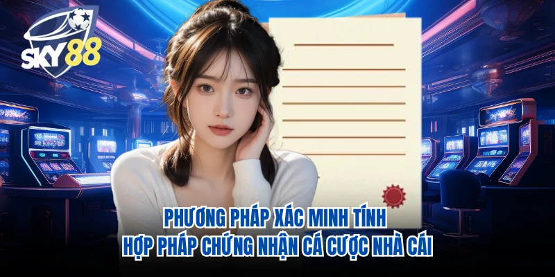 Phương pháp xác minh tính hợp pháp chứng nhận cá cược nhà cái